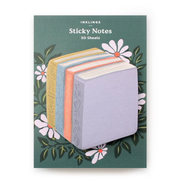 Book Stack Sticky Notes