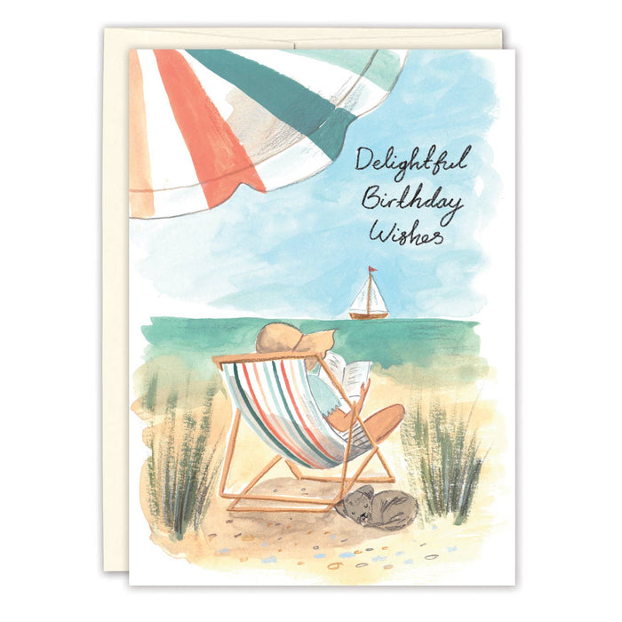 Beach Chair Birthday Card