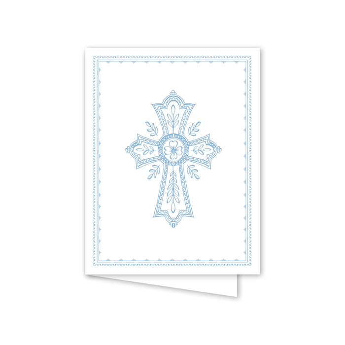Neoclassic Cross Card | Blue