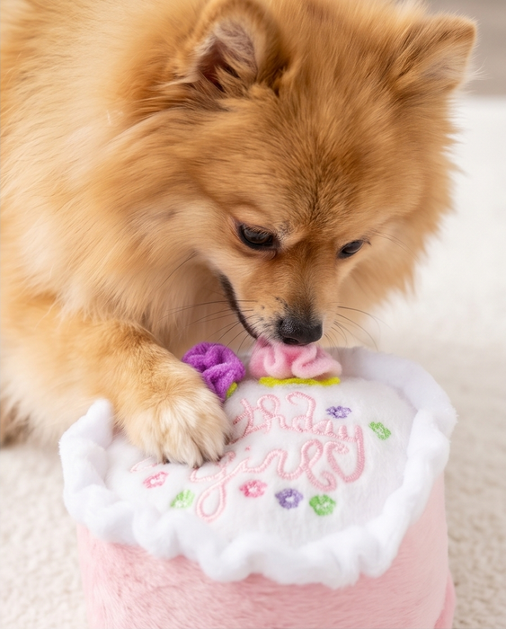 Mini Birthday Girl Dog Toy