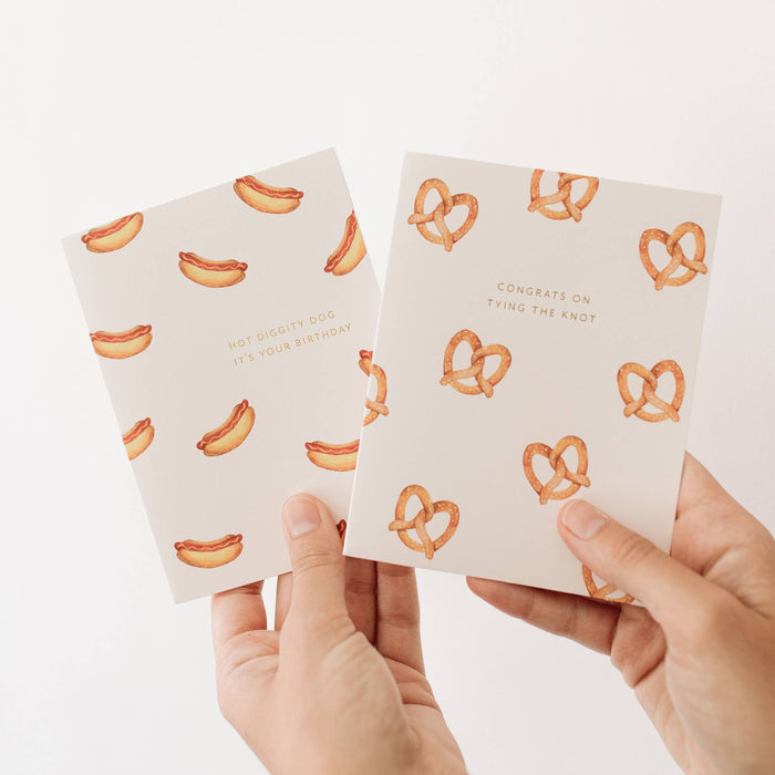 Hot Dog Birthday Card