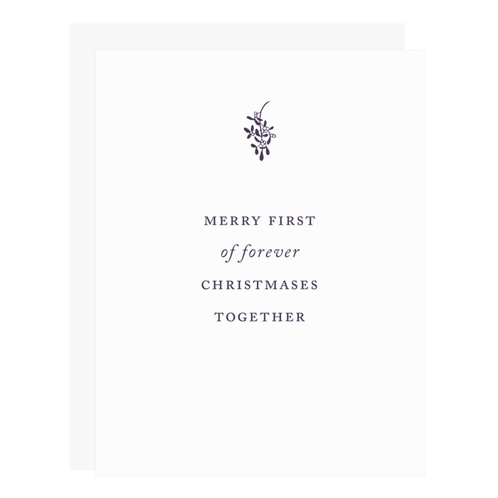 Merry First of Forever Card