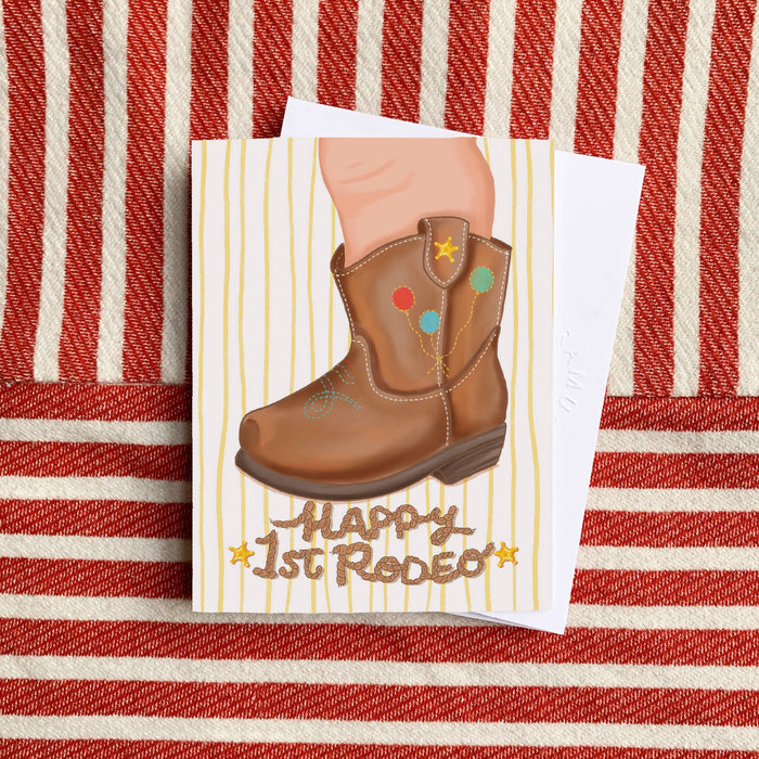 Happy First Rodeo Card