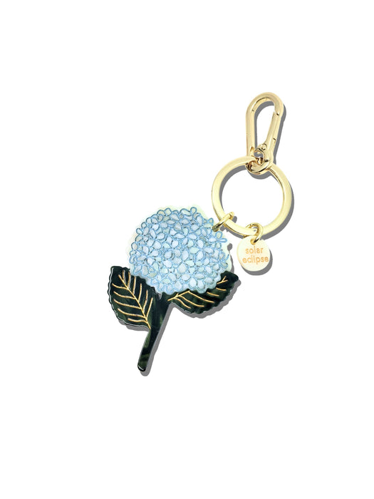 Hydrangea Bag Charm + Keychain