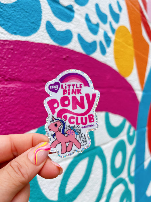 My Little Pink Pony Club Sticker