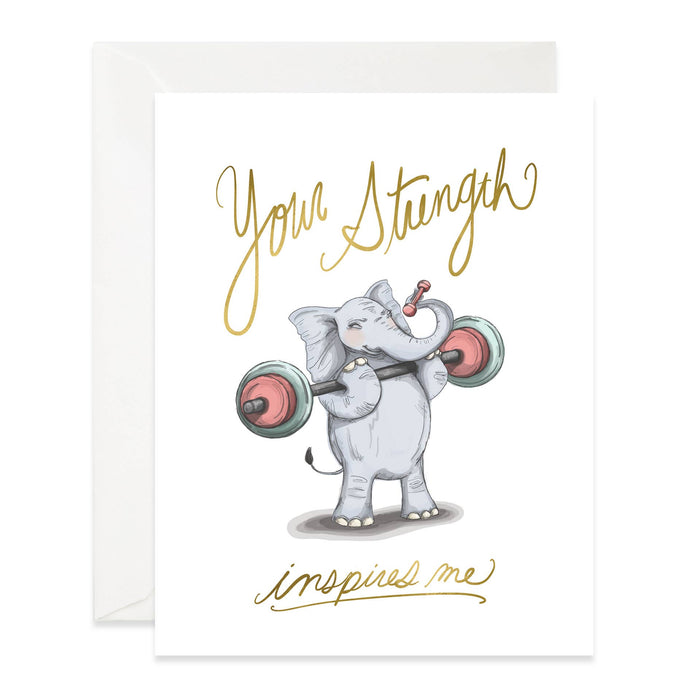 Elephant Strength Card