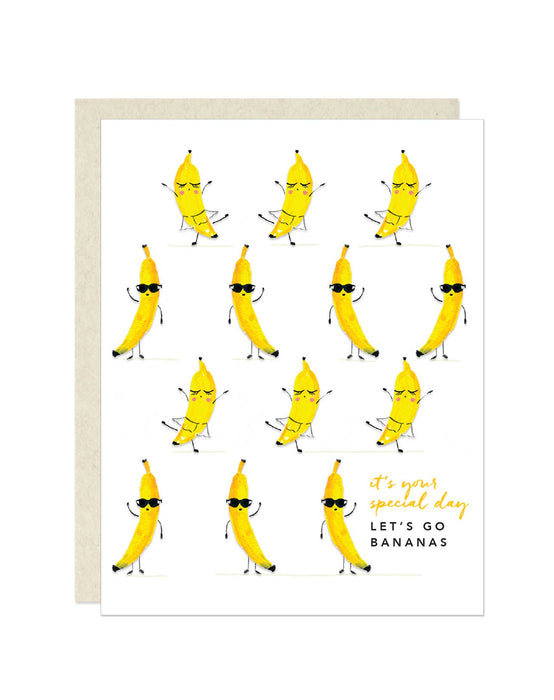 Let's Go Bananas Card