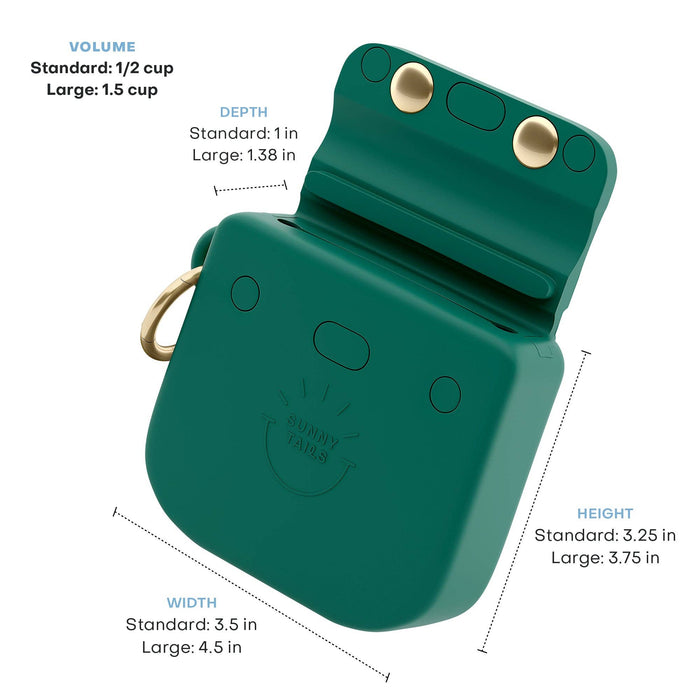Meadow Green Dog Treat Pouch