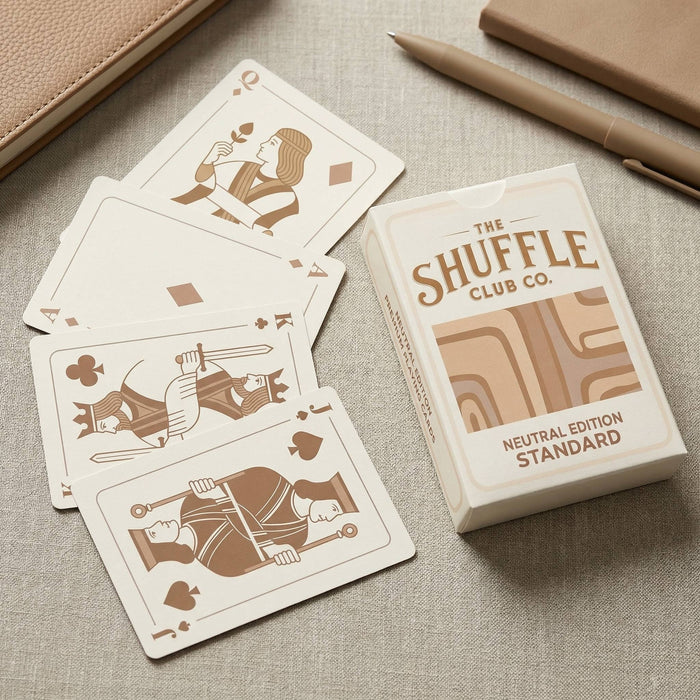 Neutral Modern Design Deck of Playing Cards