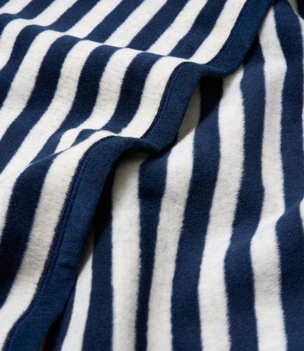 Sideline Stripe Navy Midi Blanket