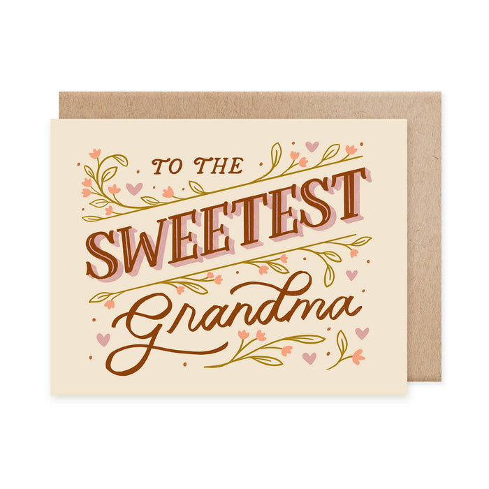 The Sweetest Grandma/Nana Mother's Day Card: Grandma
