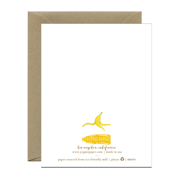 Orangutan Banana Card