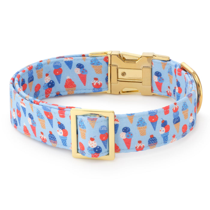 Star-Spangled Scoops Dog Collar