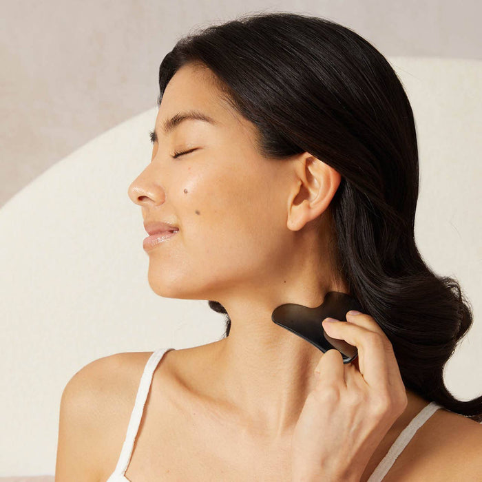 Stainless Steel Gua Sha | Matte Black
