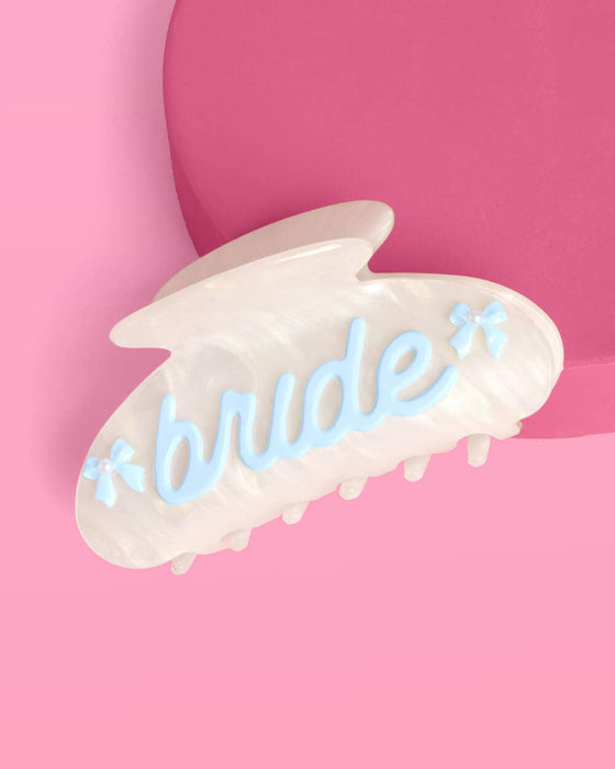 Bride Acrylic Claw Clip | Blue