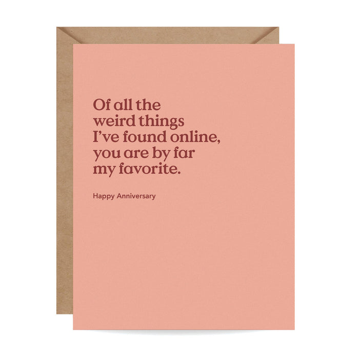 Of All the Weird Things Card