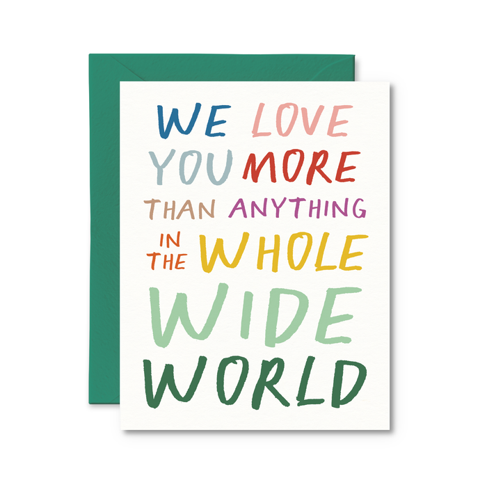 More Than Anything in the World Card