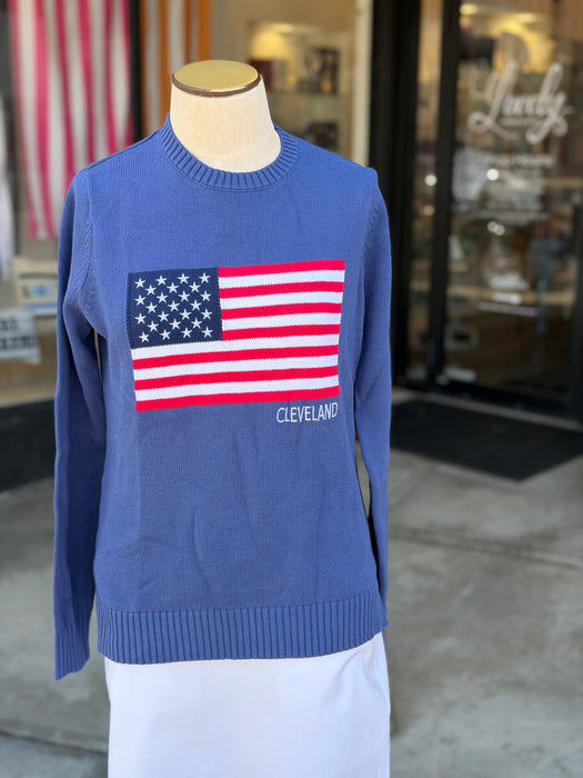 American Flag Cleveland Sweater