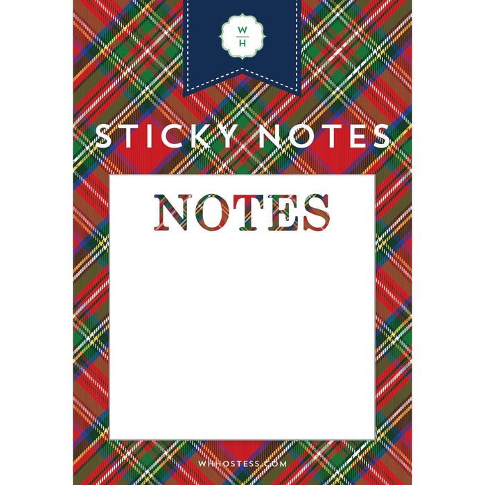 Tartan "NOTES" Sticky Notes