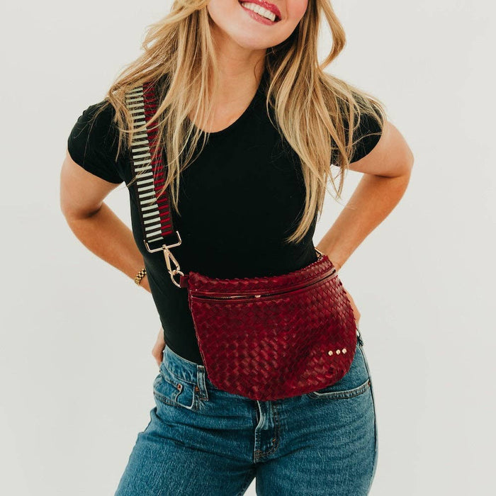 Westlyn Woven Bum Bag | Black