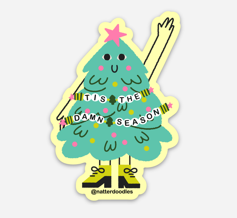 'Tis the Damn Season TSwift Lyric Sticker