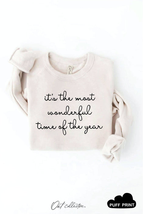 Most Wonderful Time Sweatshirt | Heather Dust