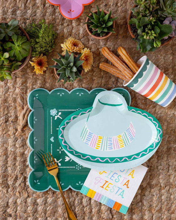 Fiesta Fringed Cocktail Napkin
