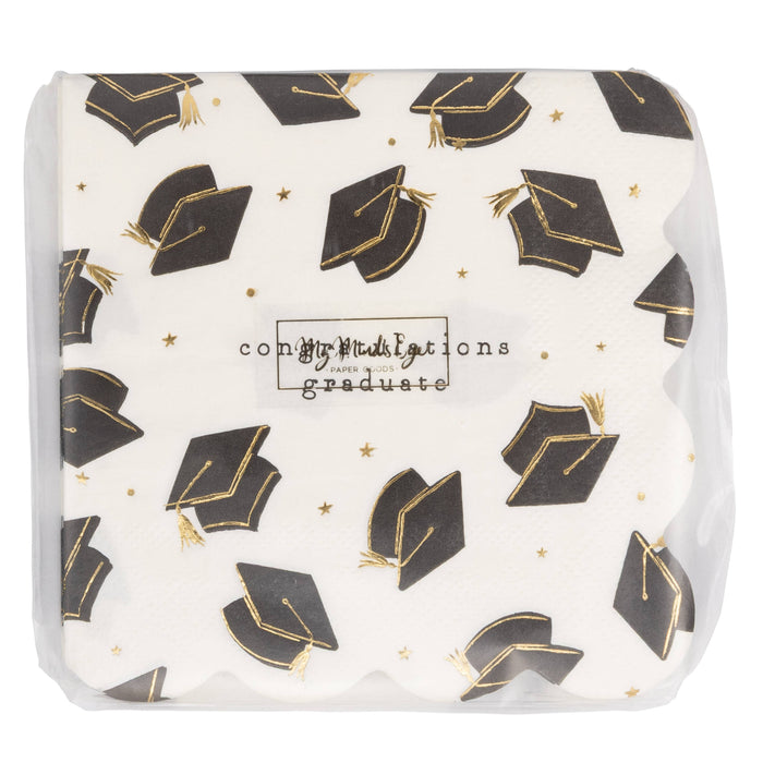 Grad Hat Scatter Napkin Cocktail