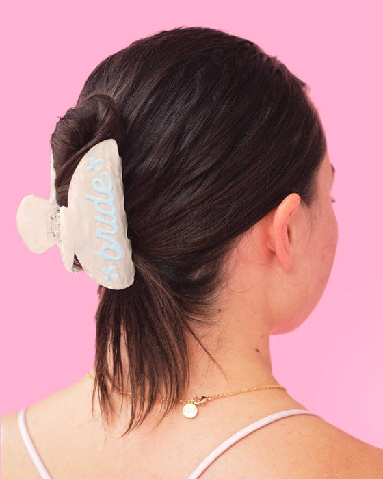 Bride Acrylic Claw Clip | Blue