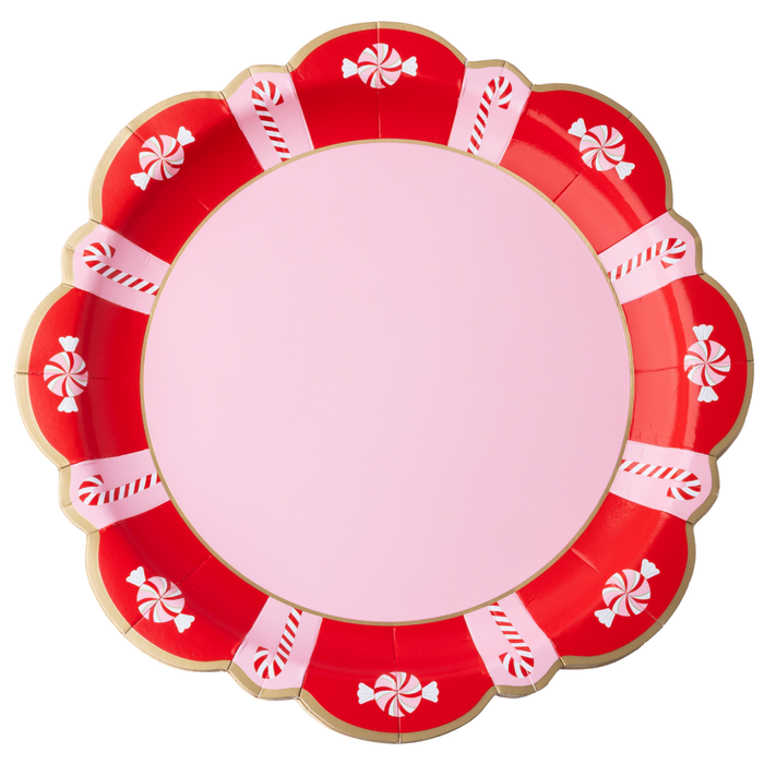 Classic Peppermint Dinner Plates