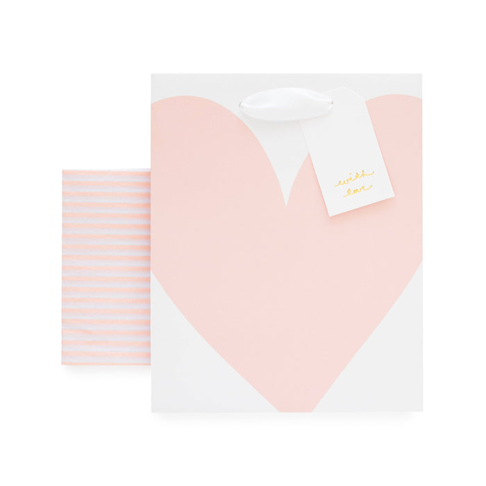 Pink Heart Bag Set