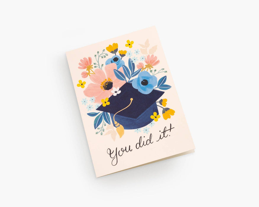 Floral Graduation Card