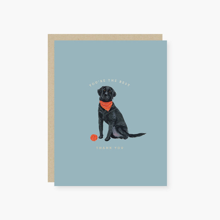 You are the best! Black Lab Card