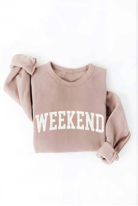 Heather Royal WEEKEND Sweatshirt