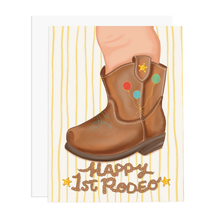Happy First Rodeo Card