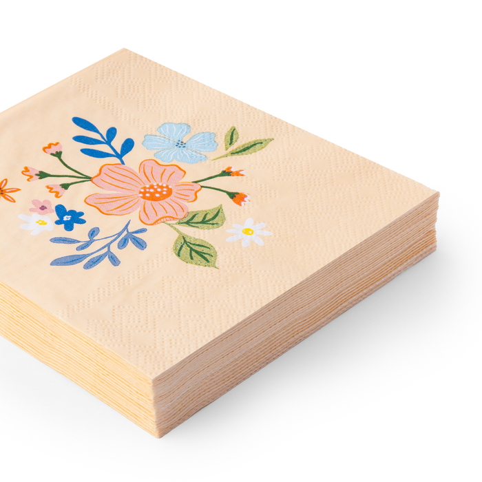 FLORAL COCKTAIL NAPKINS