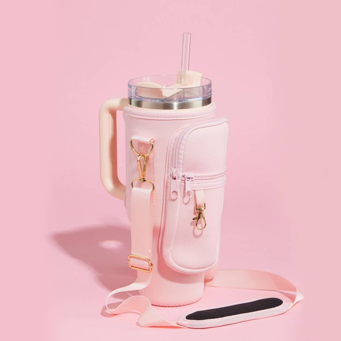Scuba Sling Tumbler Bag | Light Pink