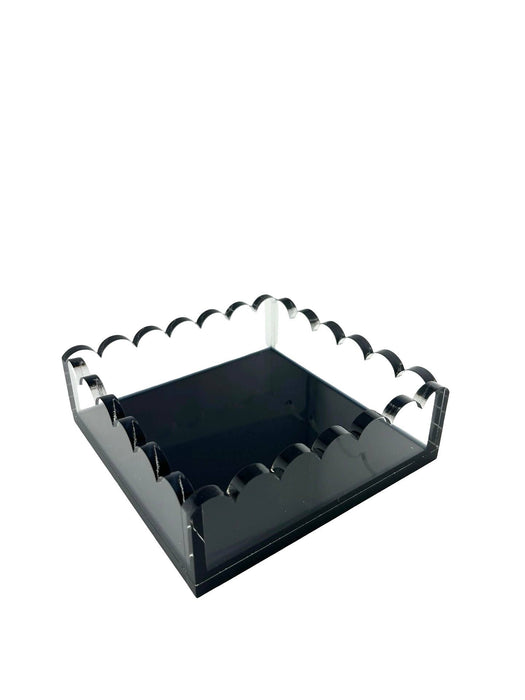 Slate Scalloped Cocktail Napkin Holder