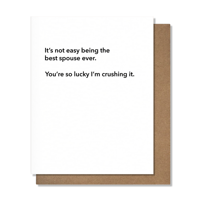 Crushing It Anniversary Card