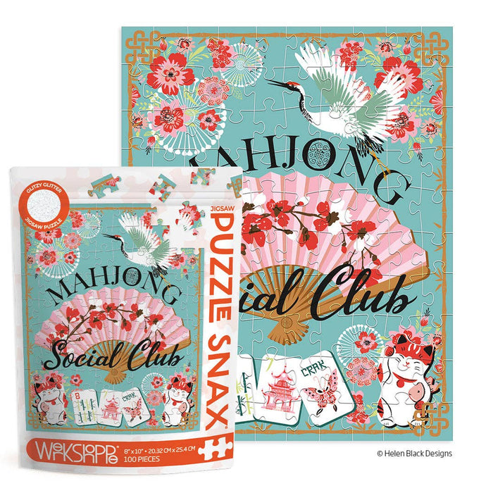 Mahjong Social Club 100 Pc Puzzle