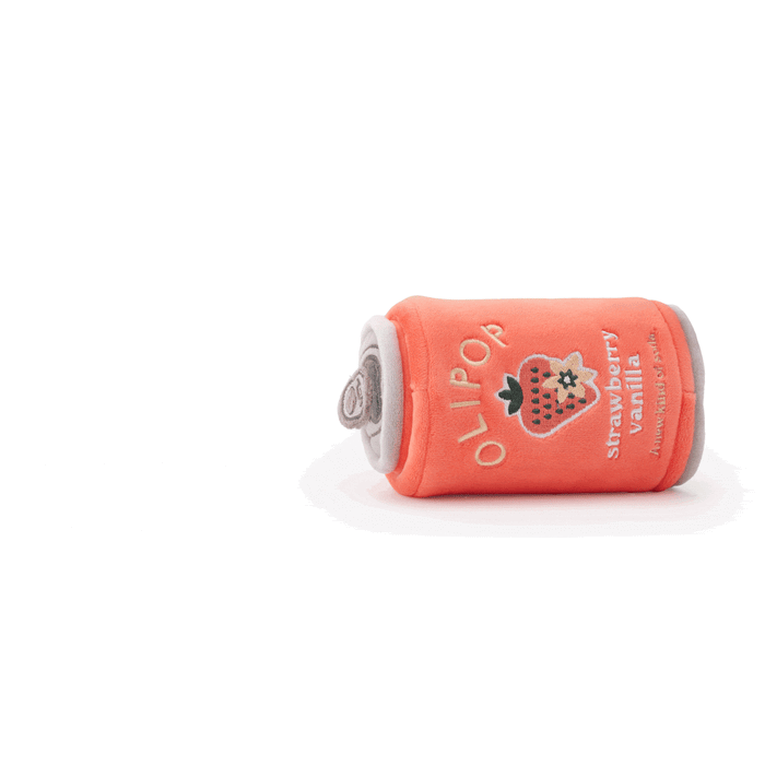 OLIPOP x TFD Straw Vanilla Interactive Dog Toy