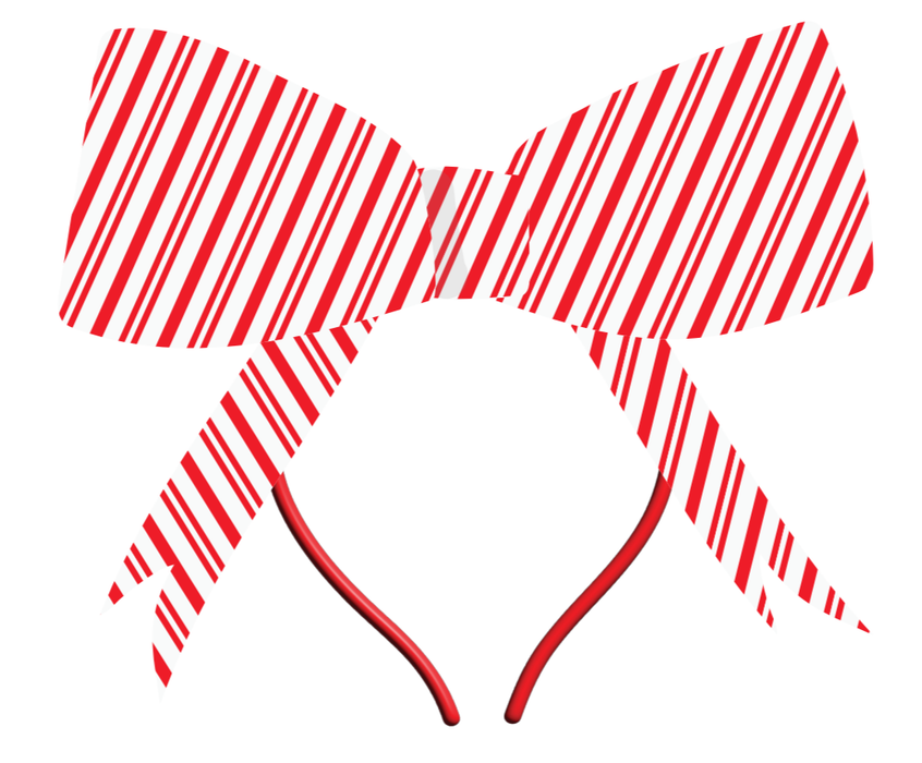 Peppermint Jumbo Bow Headband