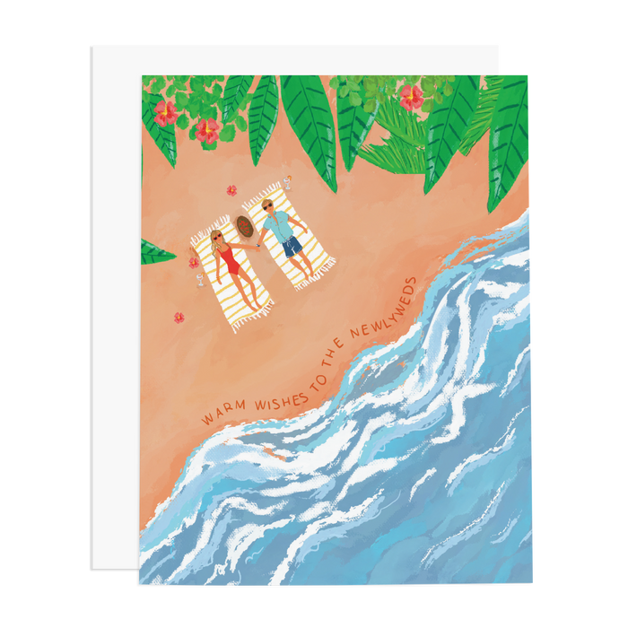 Warm Wishes to The Newlyweds Card