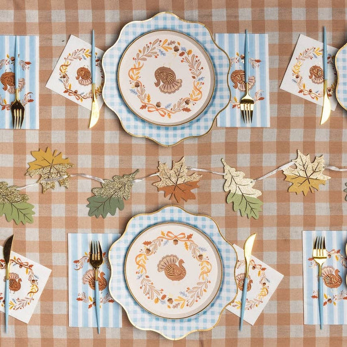 Fall Foliage Turkey Cocktail Napkins