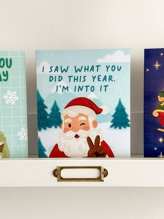 Santa I'm Into It Card