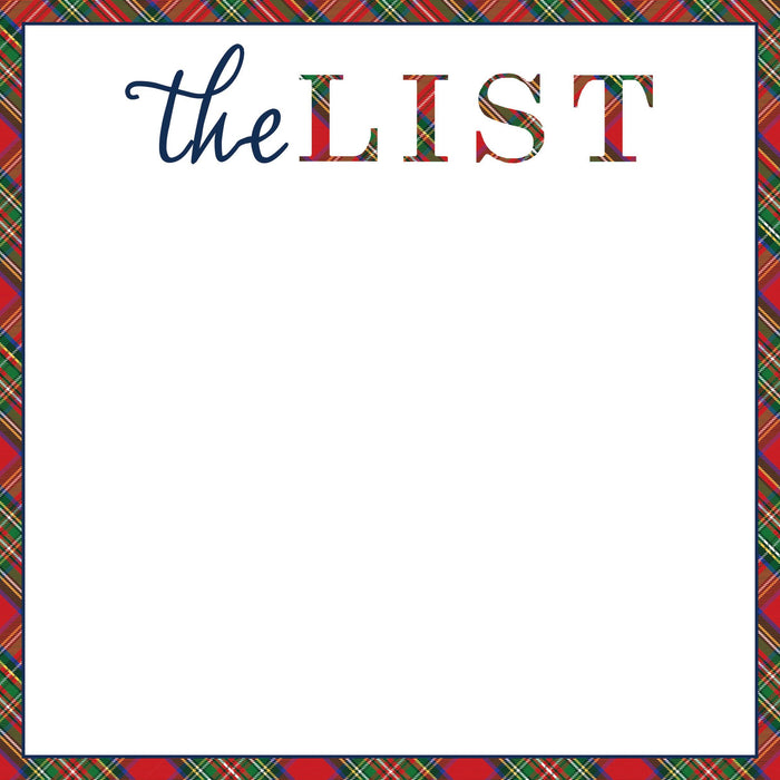 8"x8" The List Notepad