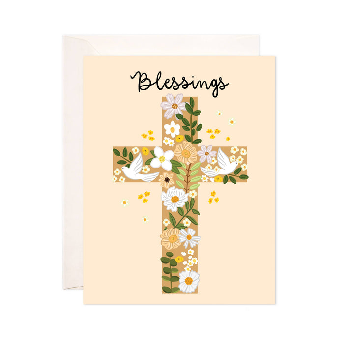 Cross Blessings Card