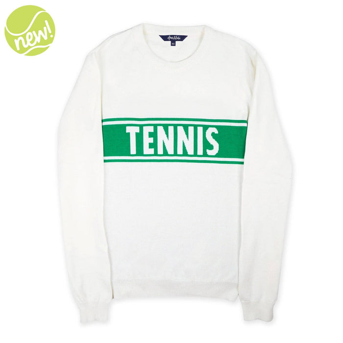 White Tennis Sport Sweater