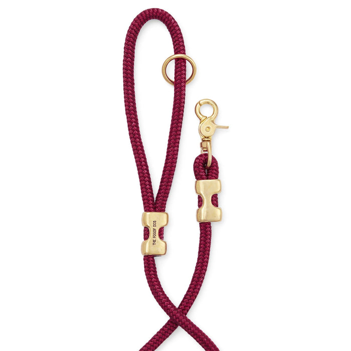 Wine Marine Rope Dog Leash | 5 Feet