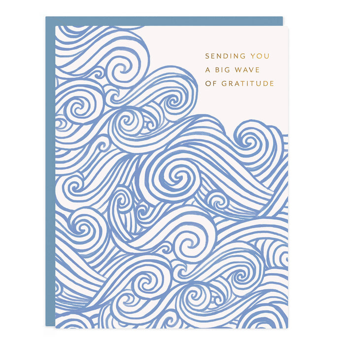 Wave Gratitude Card | Boxed Set of 6